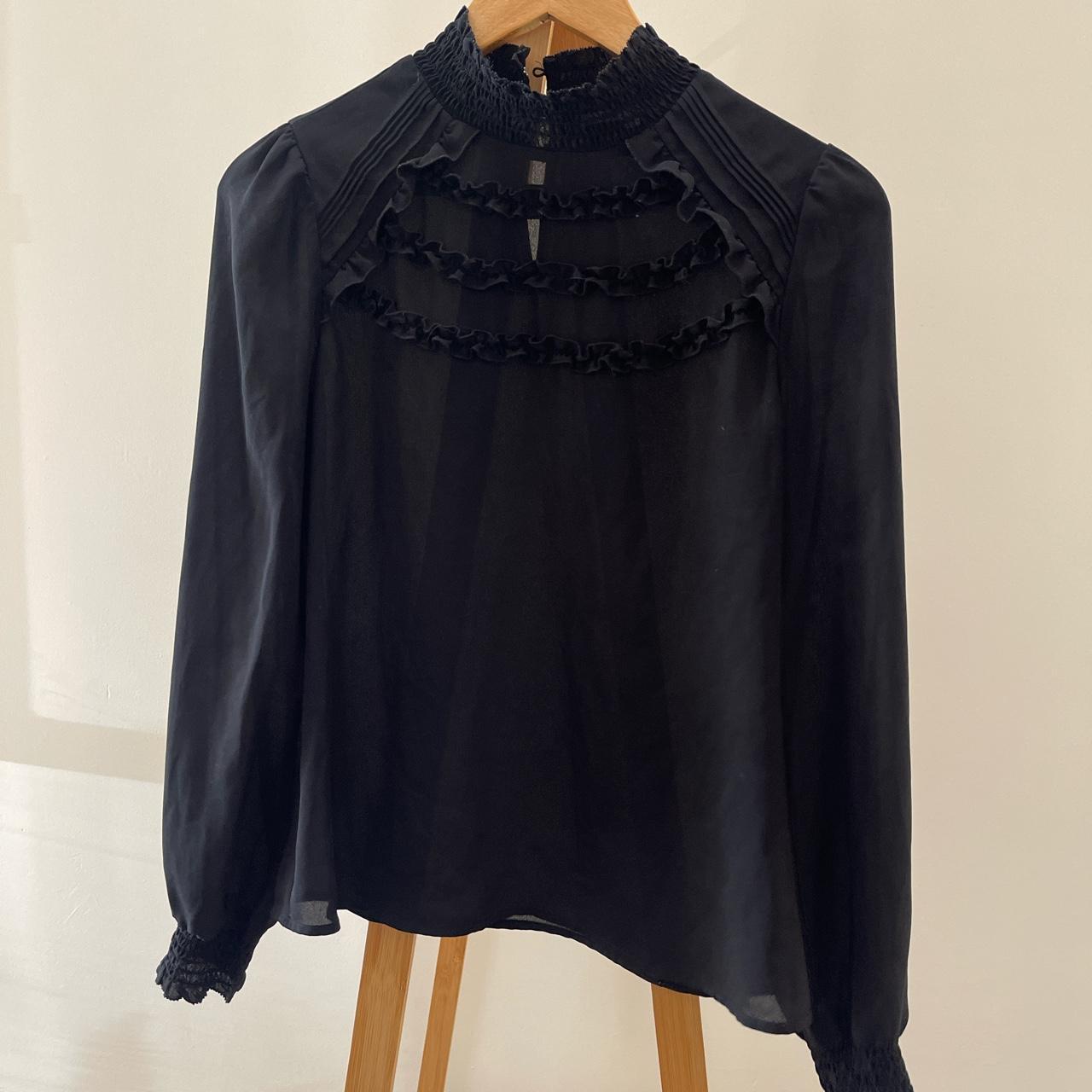 Review Women's Black Blouse | Depop