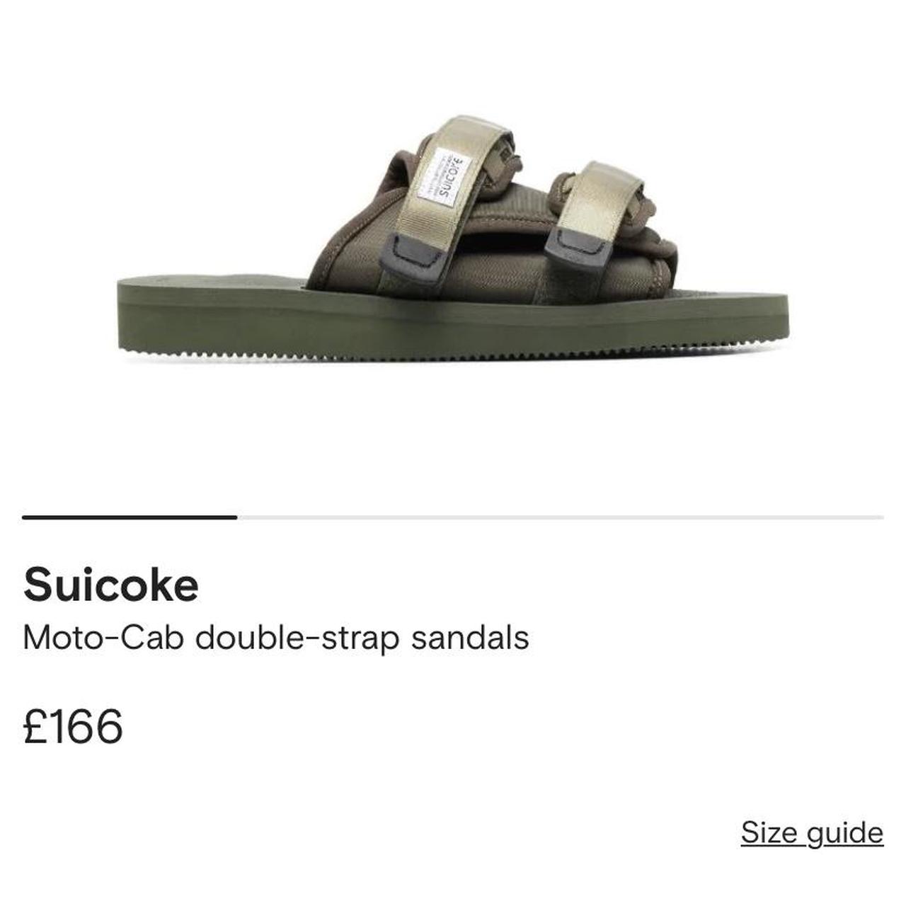 Suicoke Moto-Cab Double-Strap Sandals - Green