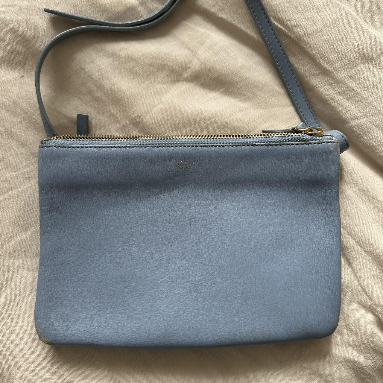 Authentic light blue Celine trio bag. Good condition Depop