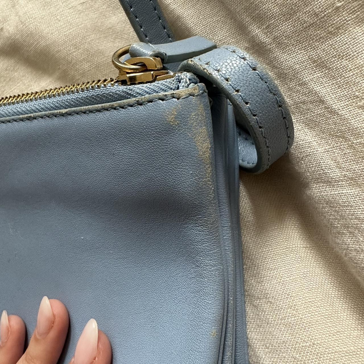 Celine trio sales bag grey