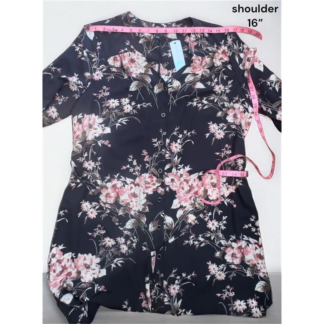 Beautiful 41 Hawthorn Cristen Flower Shirt Dress. Depop