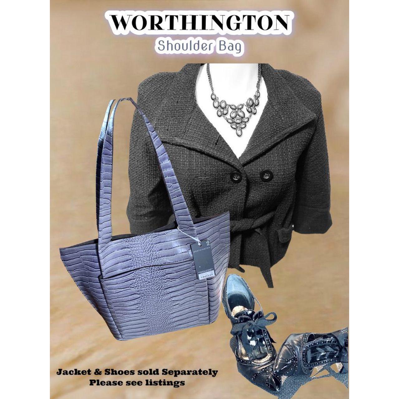 Worthington Beth sold Crocodile Pattern Embossednshoulder bag