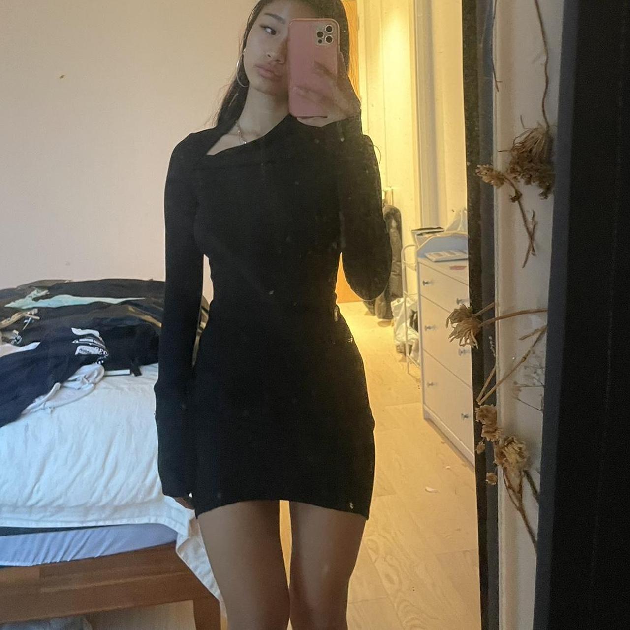 Helmut lang black dress - Depop