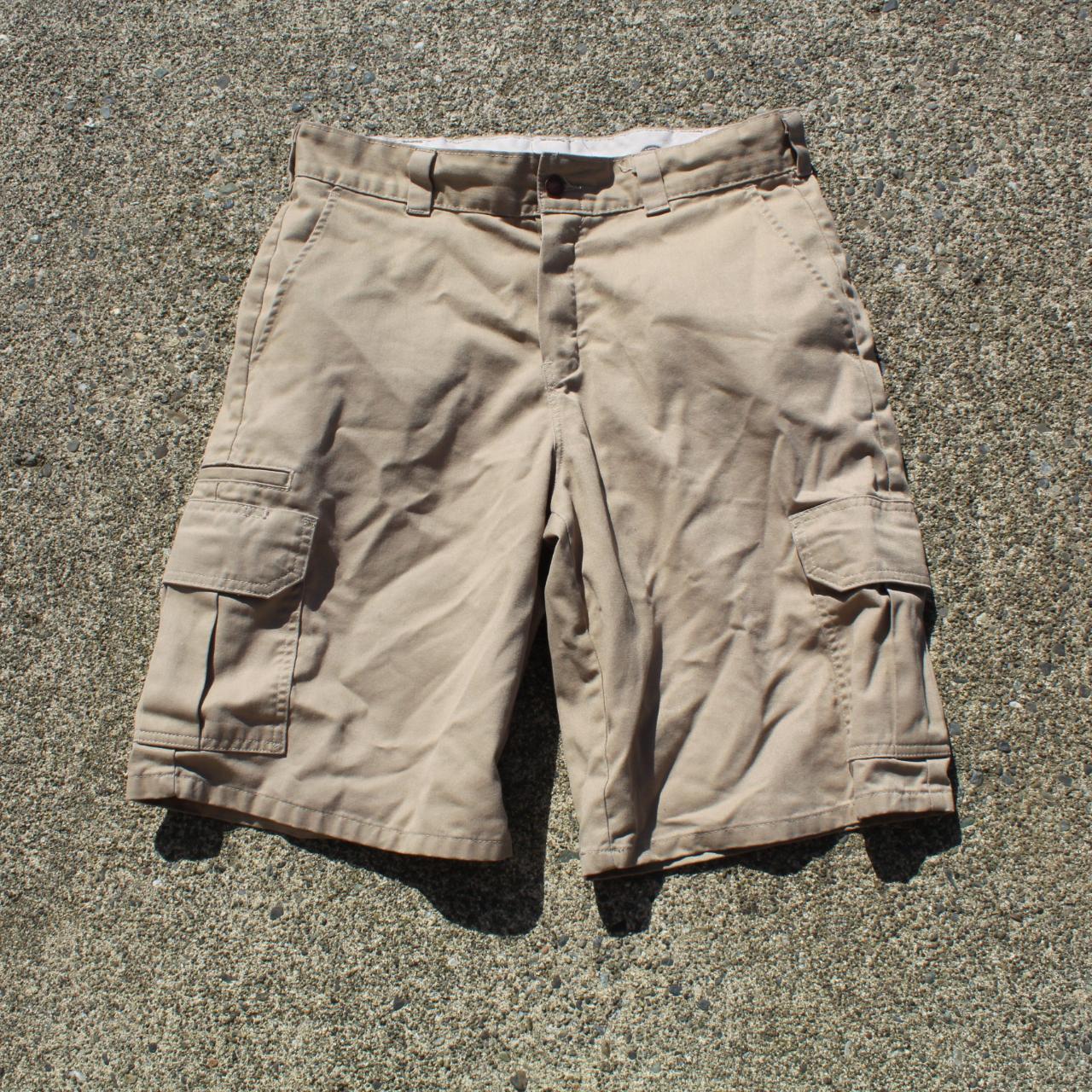 Dickies Men's Tan Shorts Depop