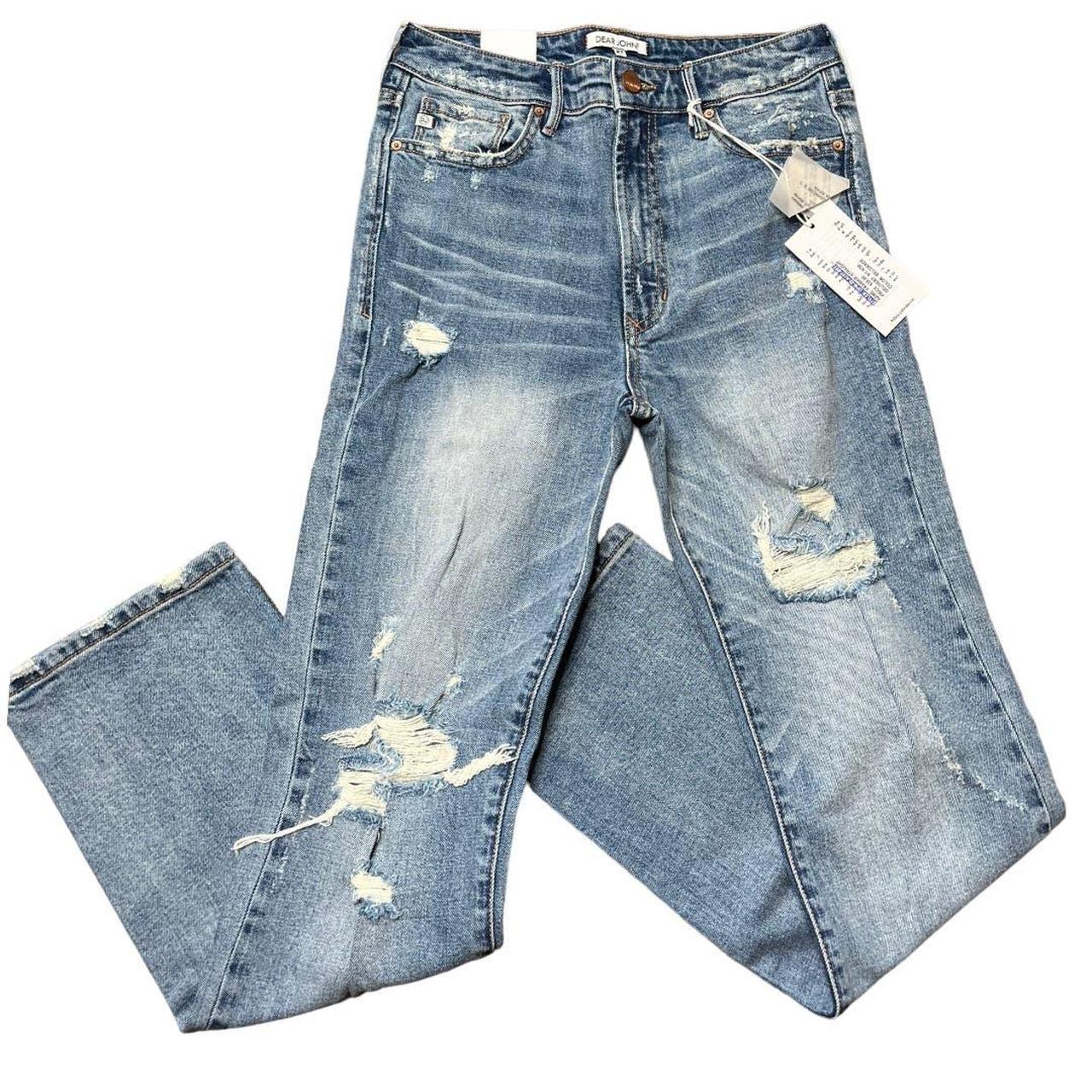 Dear john white store jeans