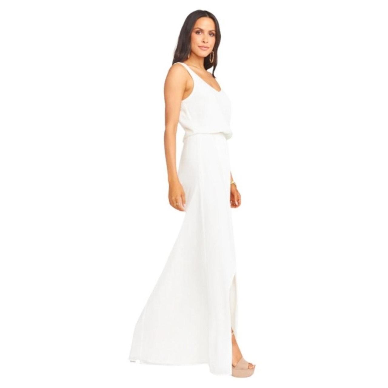 Show Me Your Mumu 2024 Kendall Maxi Dress in Ivory Crisp Small