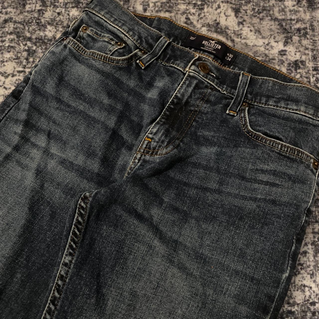 Dior men's blue and navy jeans