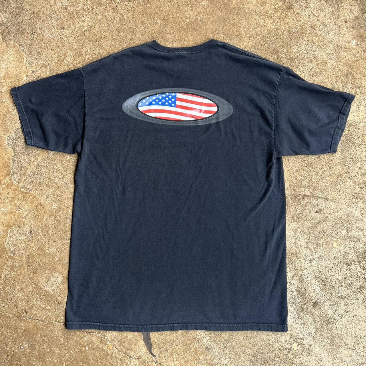 Modern Oakley American Flag graphic shirt Item is on... - Depop