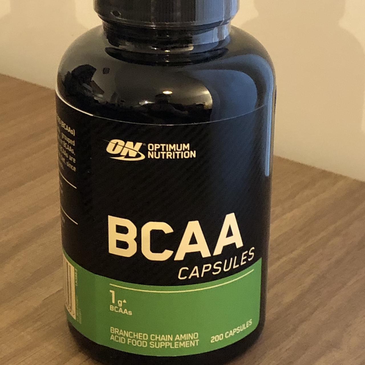 Optimum nutrition BCAA 200 capsules Brand new... - Depop
