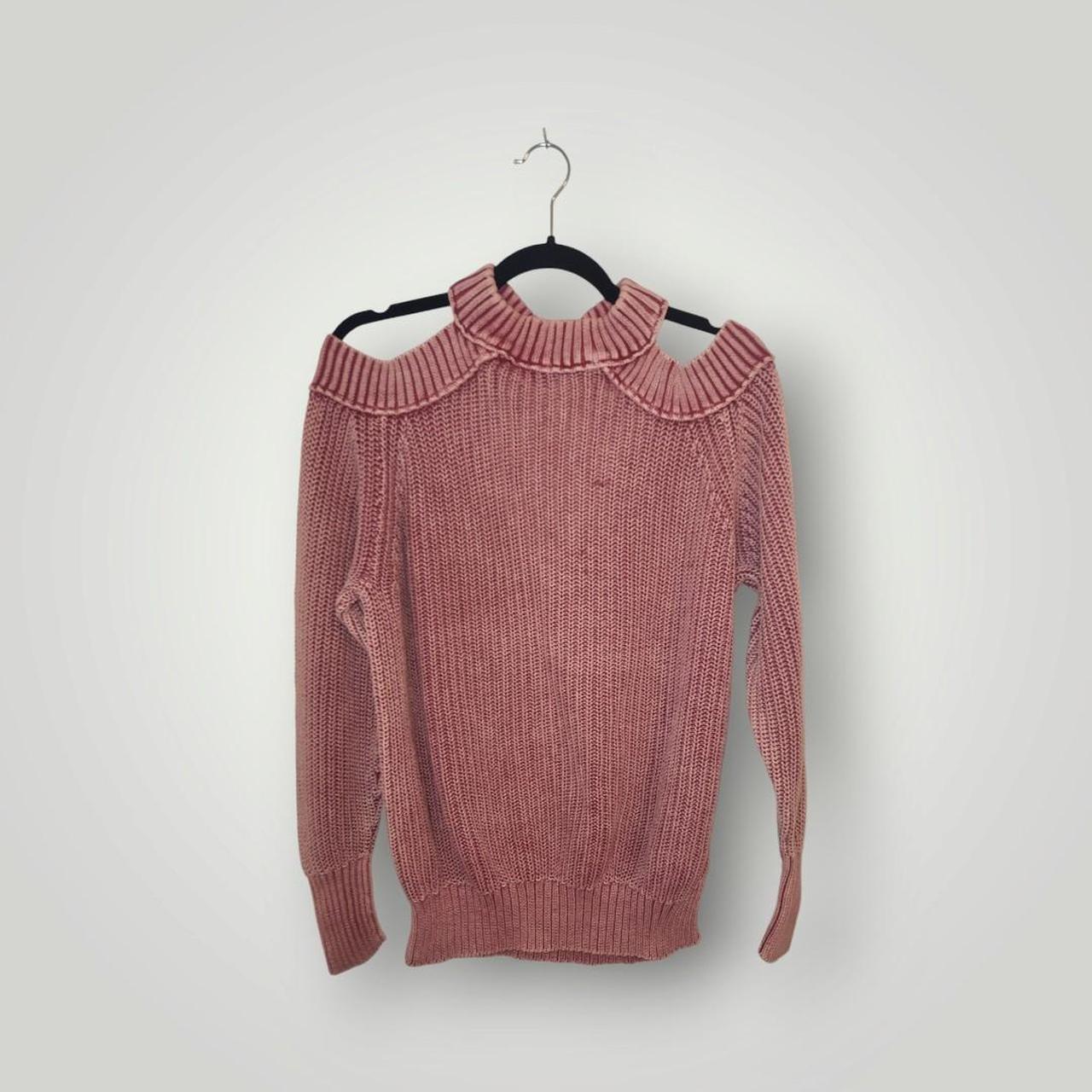 Free People half moon bay in wine mock neck sweater. Depop