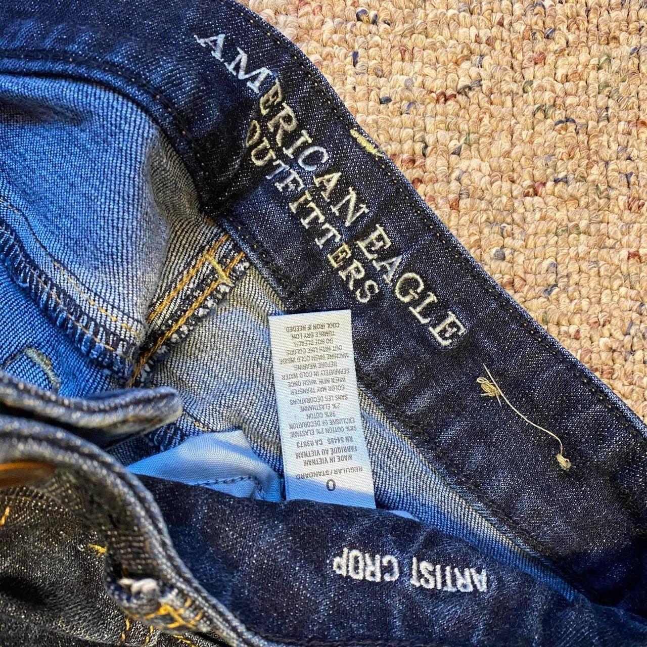 American Eagle Artist crop jeans Size - Depop