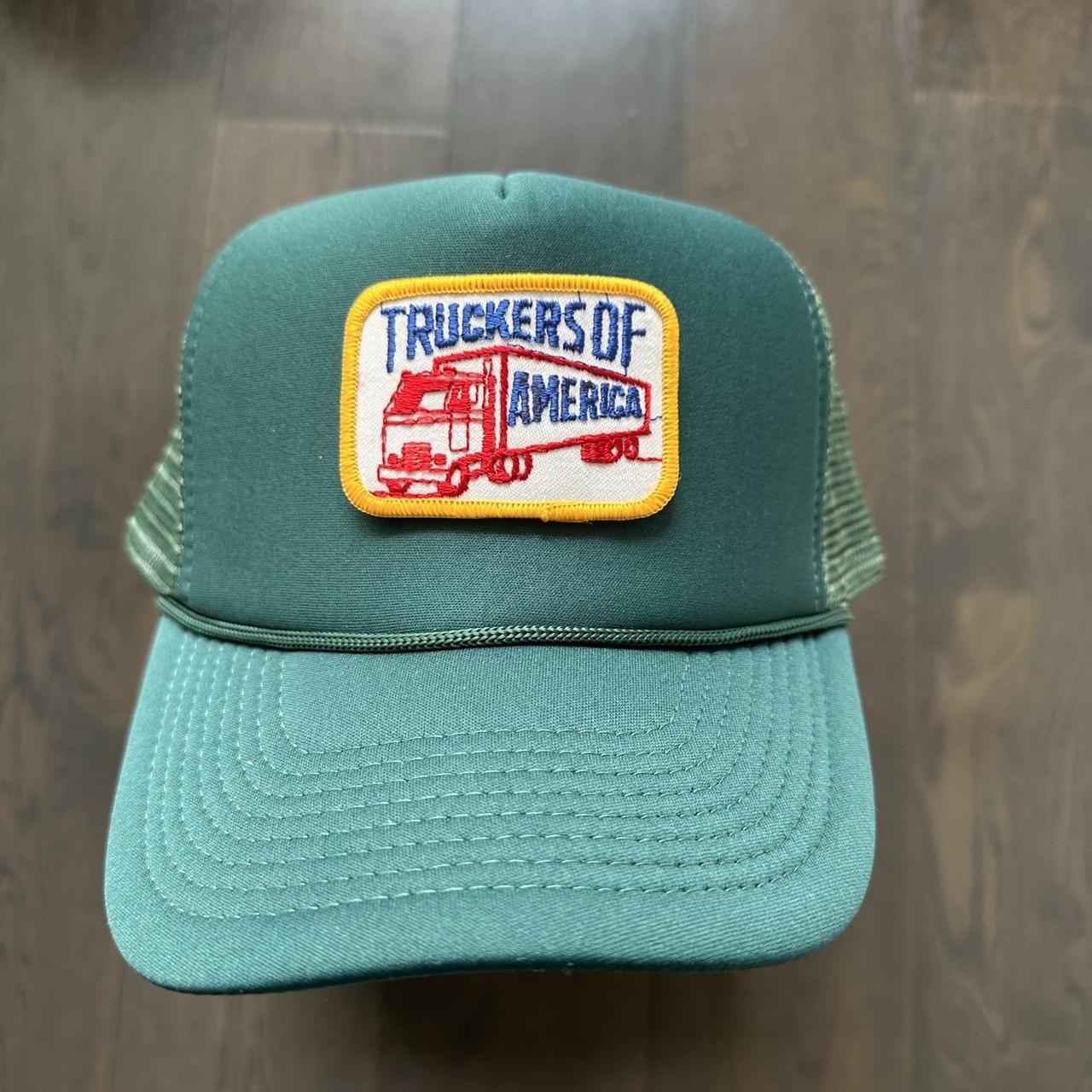 Trucker hat custom real LV patch - Depop