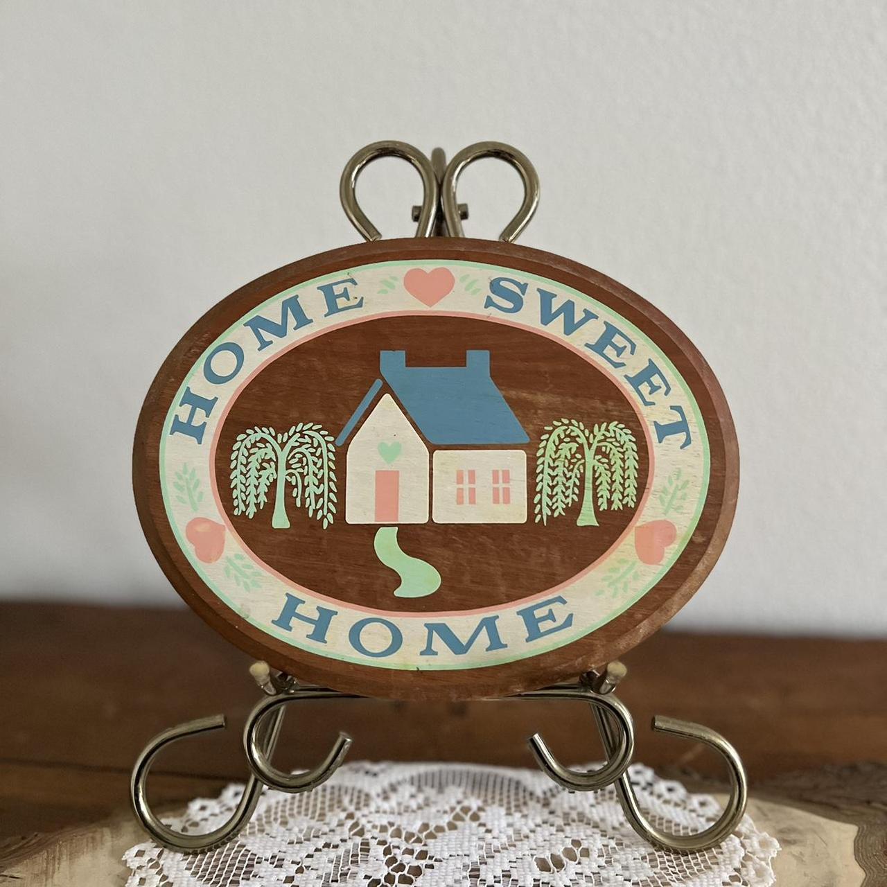 Home Sweet Home Sign Wood CountryWall Decor Decor Depop   P0 