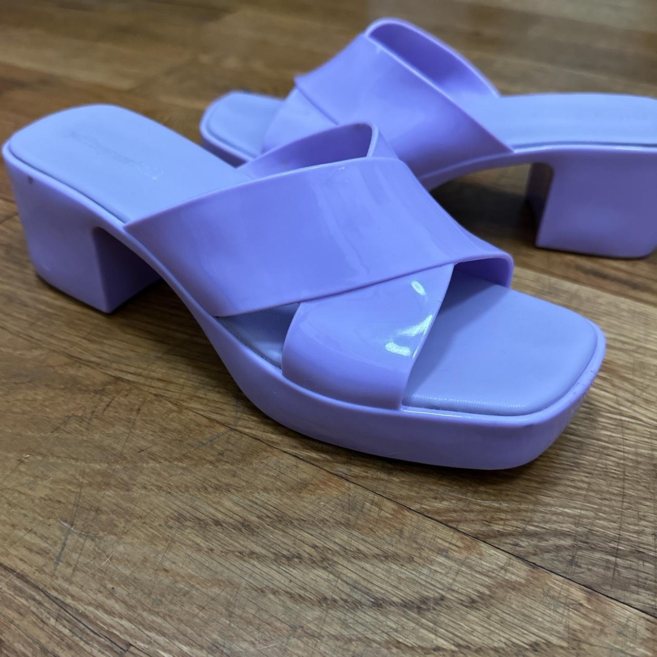 Jeffrey Campbell Women's Purple Sandals Depop