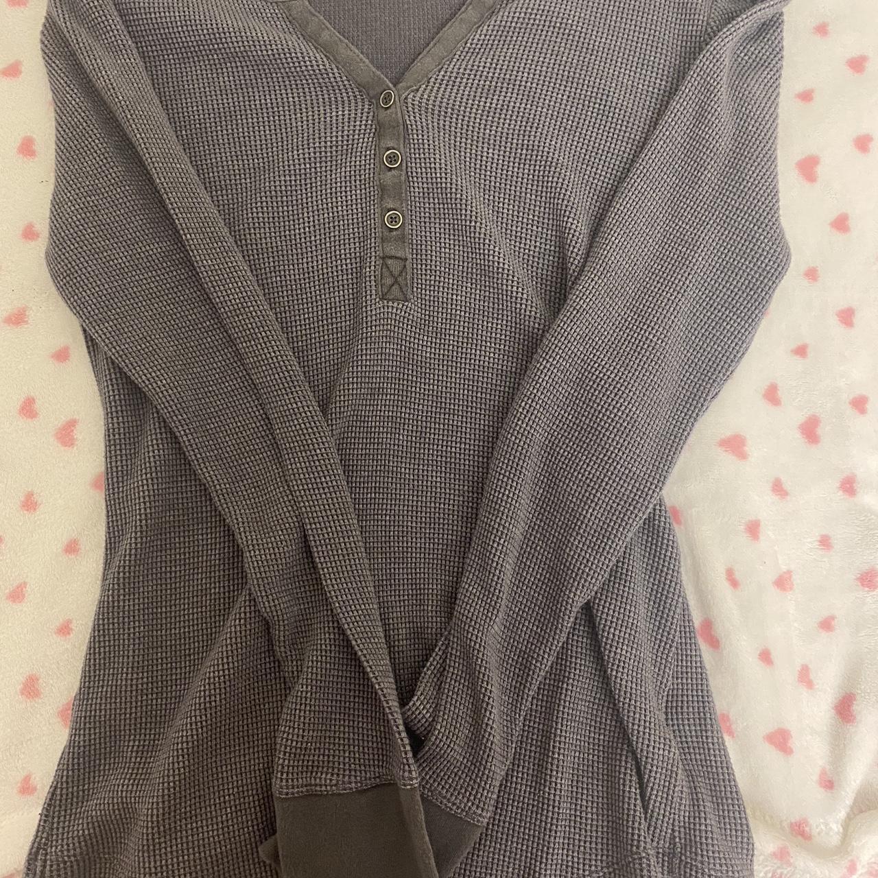 Medium gray long sleeve shirt Brand is faded glory - Depop