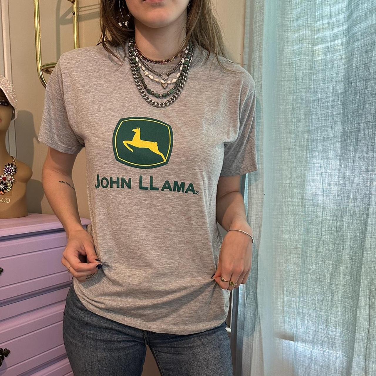 john llama t shirt