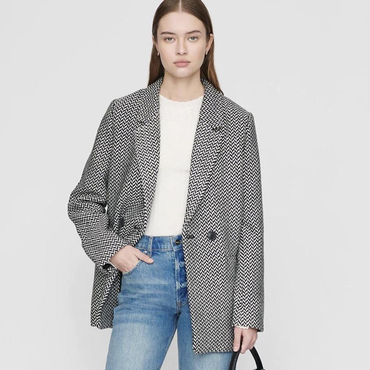 anine bing fishbone blazer sale