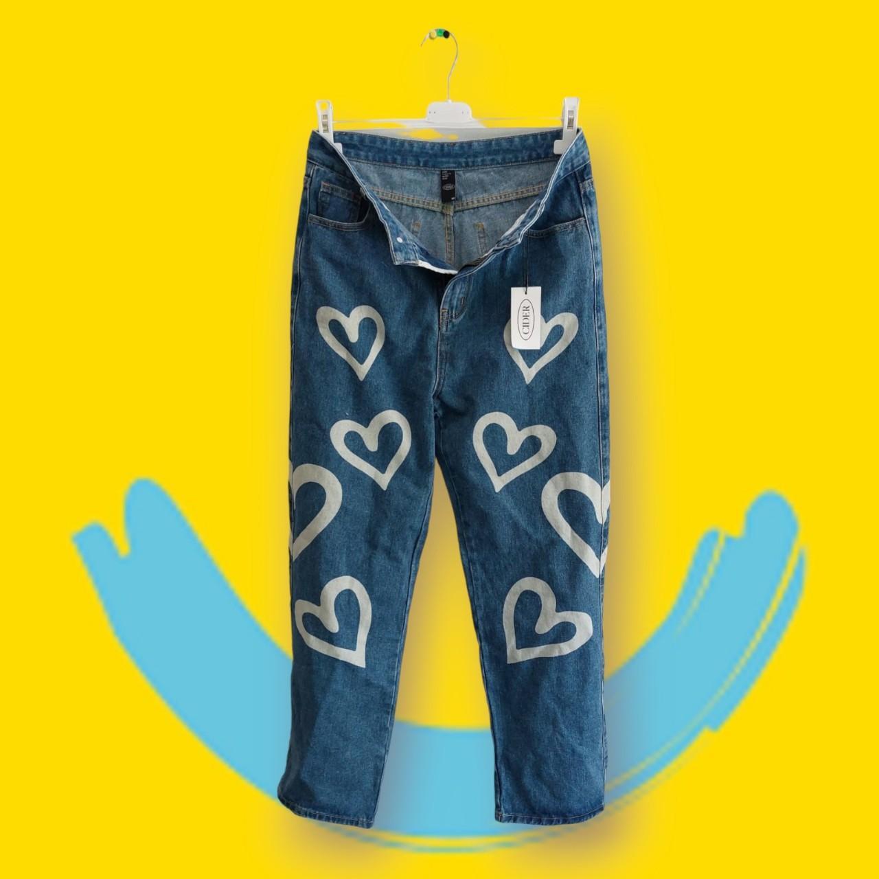 Cider Women's Blue Jeans Depop