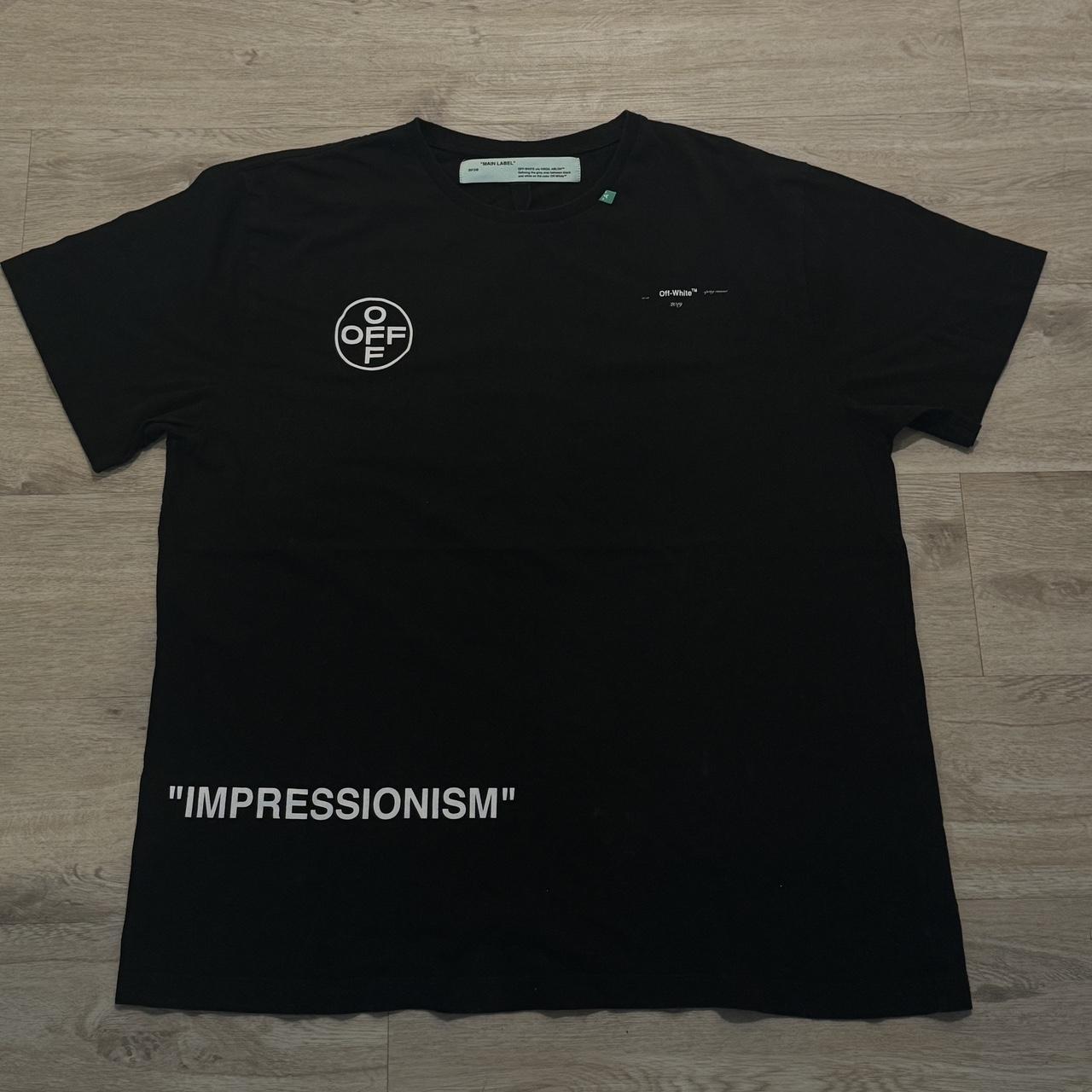 Off white impressionism black best sale