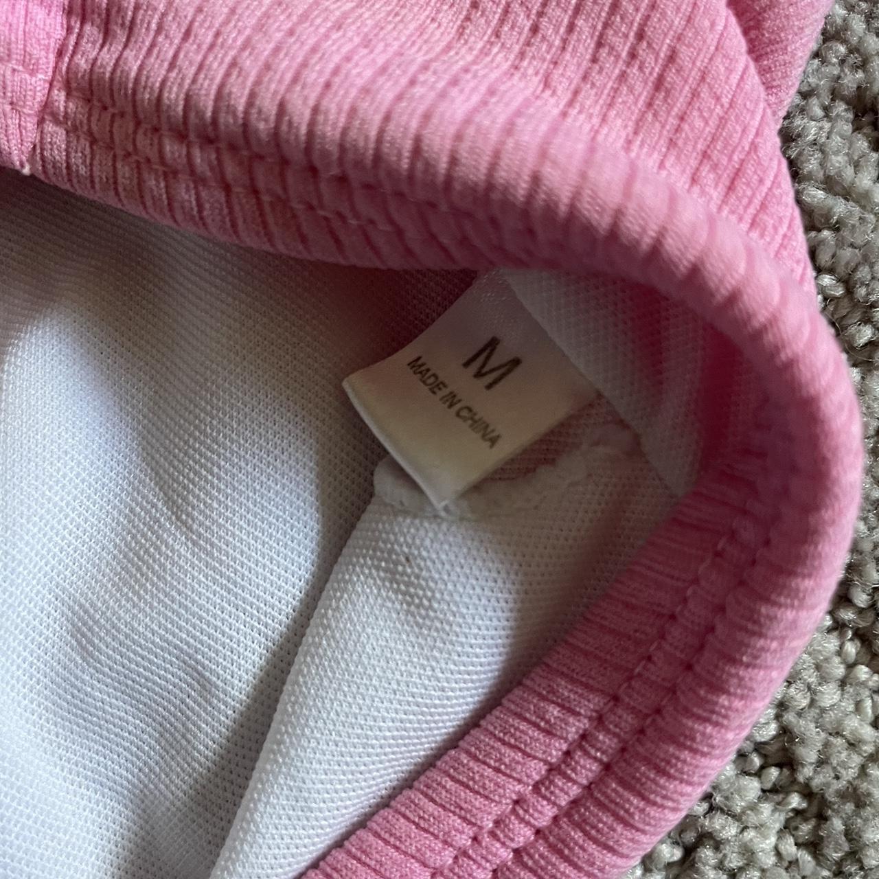 Light pink strapless bikini Says medium but could... - Depop