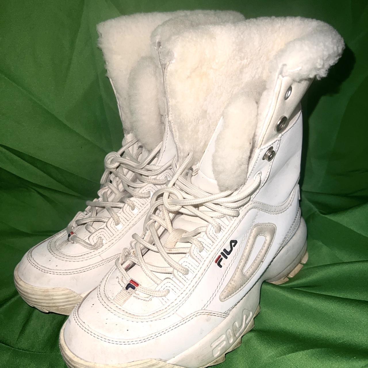 fur fila boots