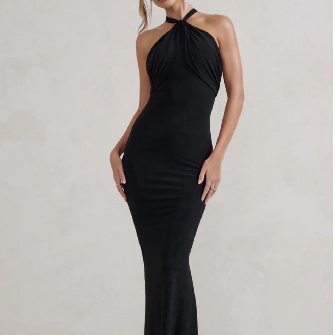 Club L black maxi dress Worn once Perfect... Depop