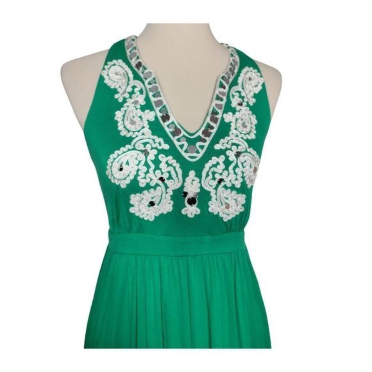 INC International Concepts Women's Green and White Dress (3)