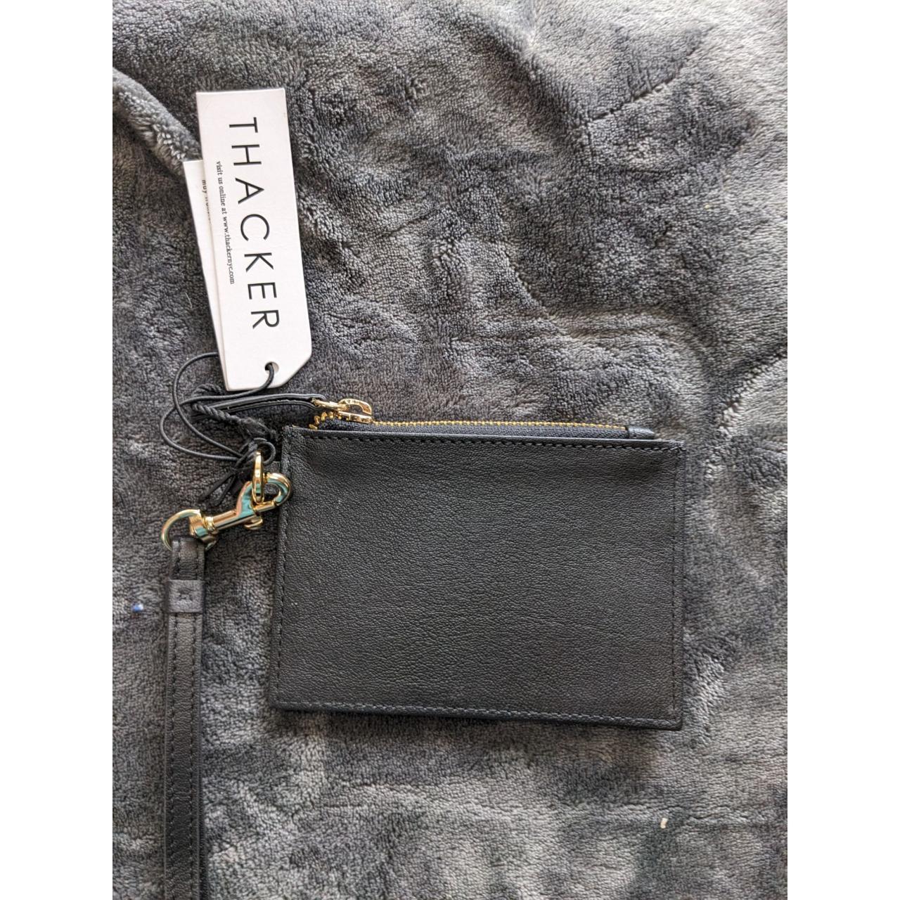 Wallet Clutch in Black Nubuck