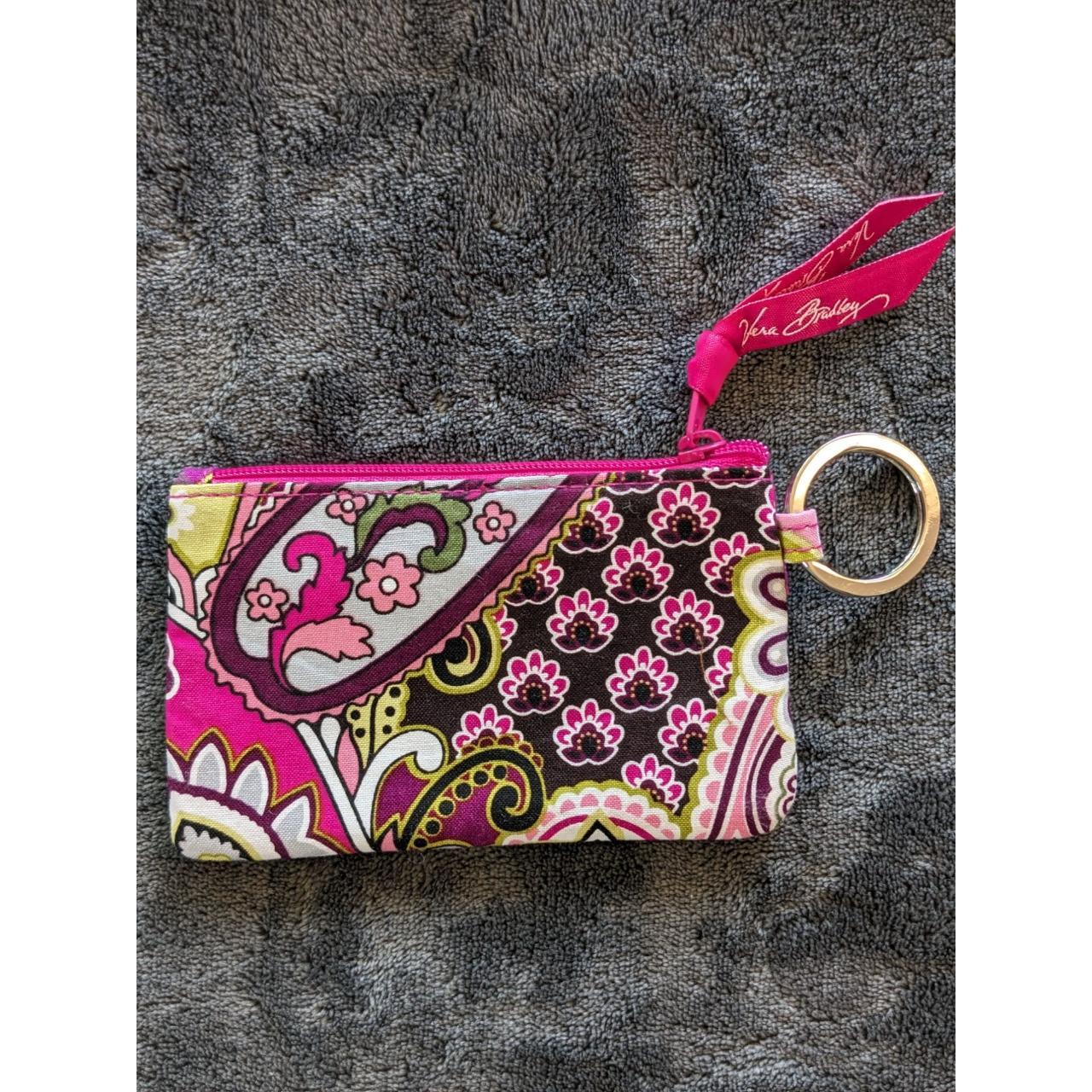 Vera Bradley Very Berry Paisley All In One Wristlet ID Wallet