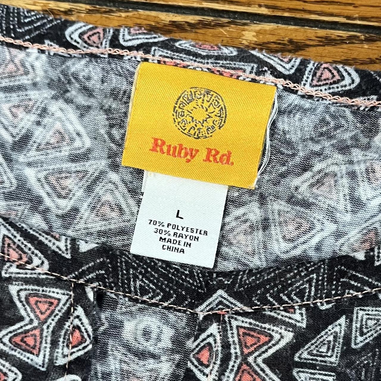 Ruby Rd. Women's Blouse - Multi/Grey - L – Ruby R… - image 5