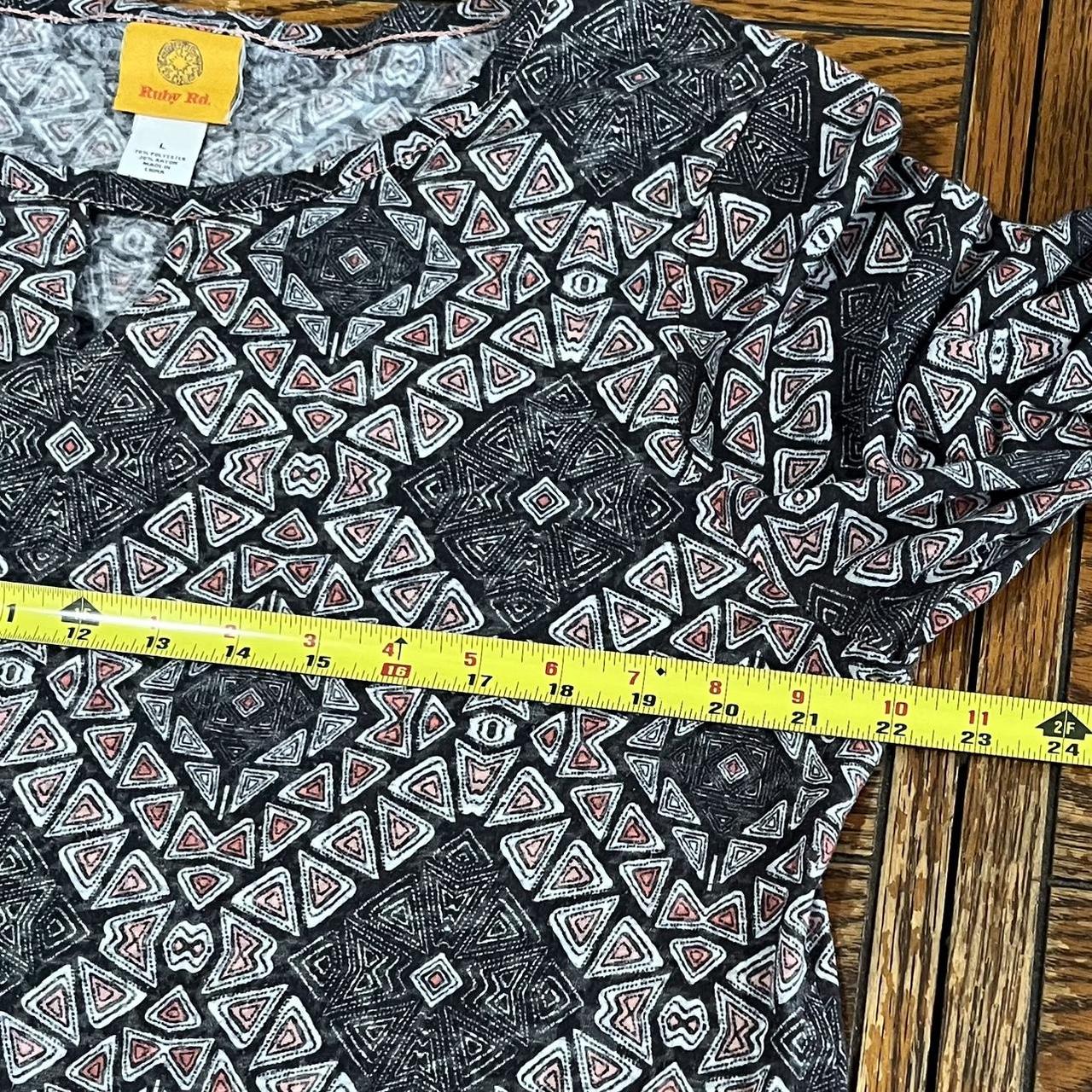 Ruby Rd. Women's Blouse - Multi/Grey - L – Ruby R… - image 3