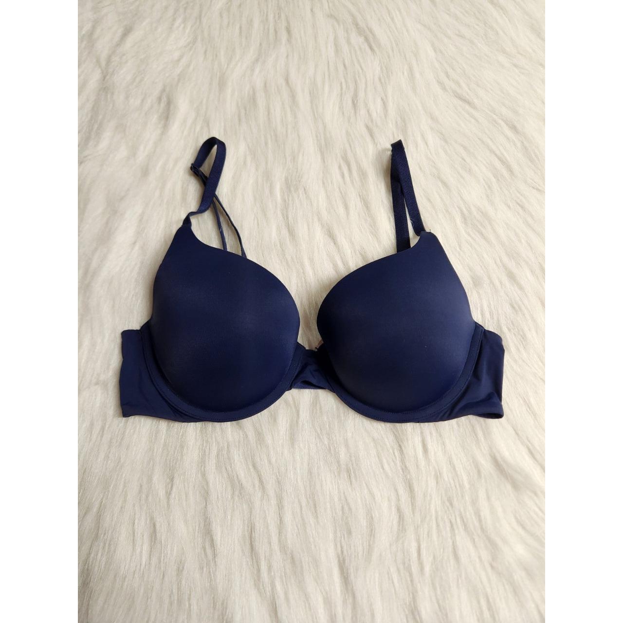 Victoria Secret Blue Perfect Shape Bra 34C Victoria... - Depop