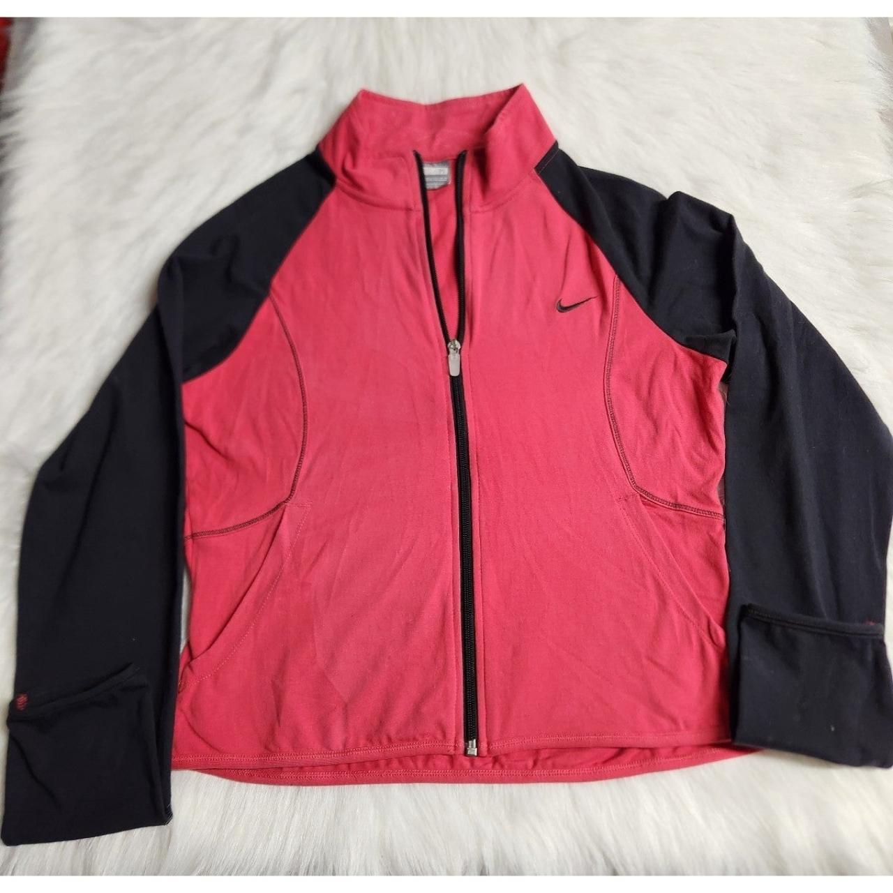 Nike Cropped Zip Up Ladies Jacket Medium Nike... - Depop