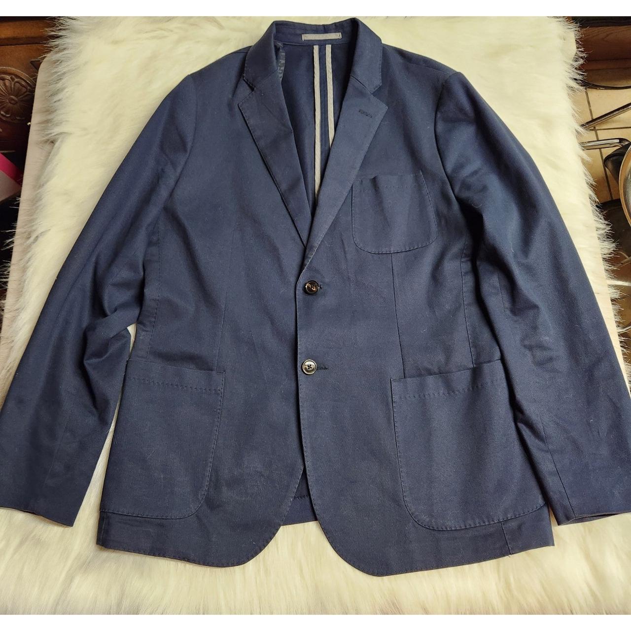 MICHAEL Michael Kors Men's Blue Tailored-jackets | Depop