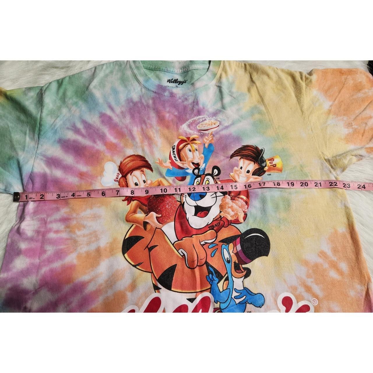 kellogg's tie dye shirt
