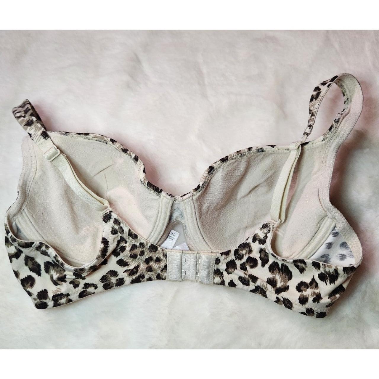 Victoria Secret Cheetah Print Bra 34c Good Depop