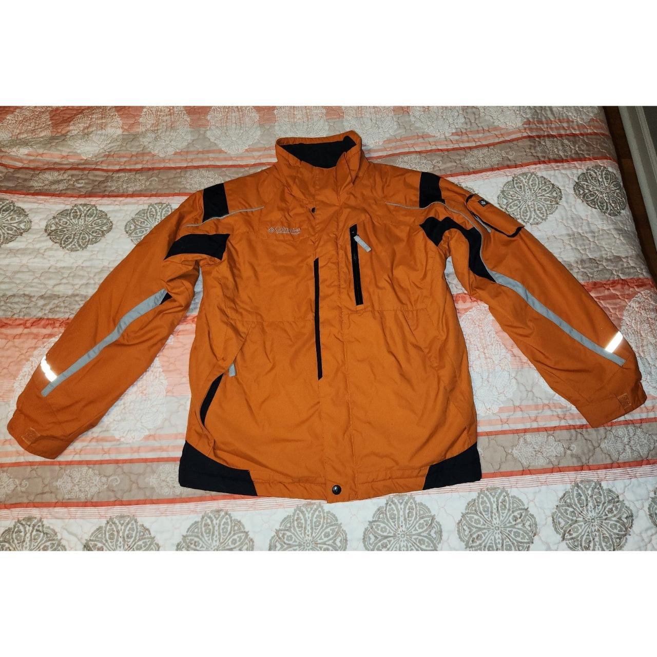 Columbia Sportswear Orange Coat | Depop