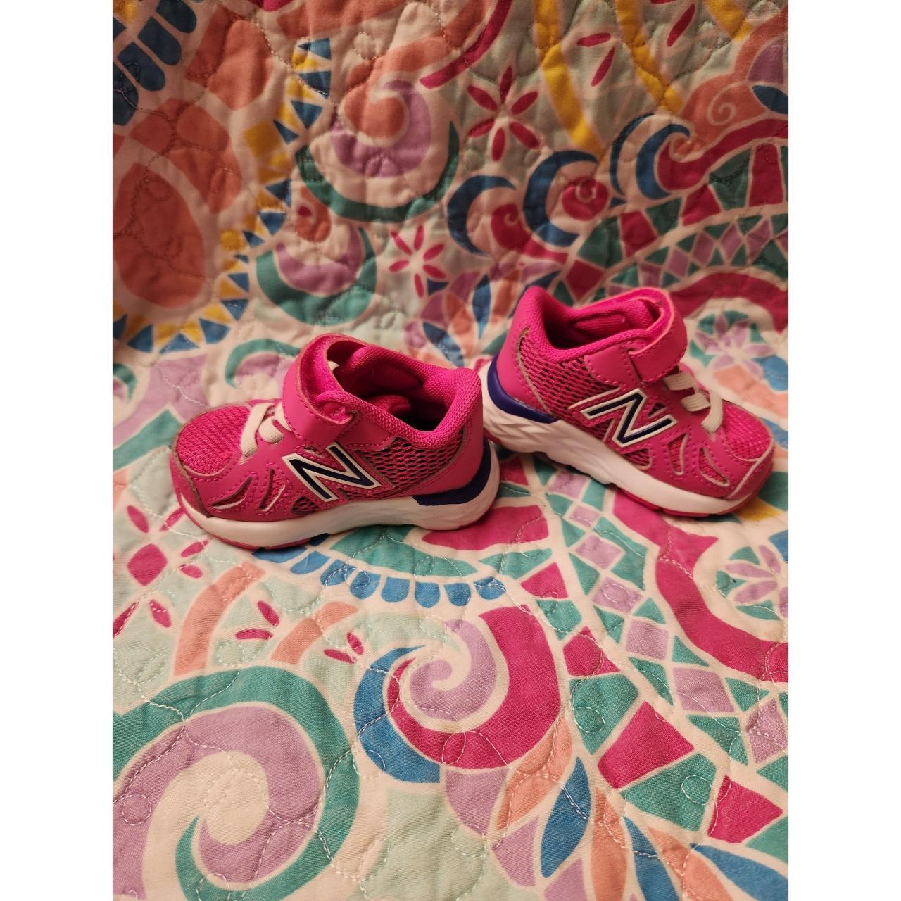 New Balance Toddler Girls Sneakers Size 2 Pretty... Depop