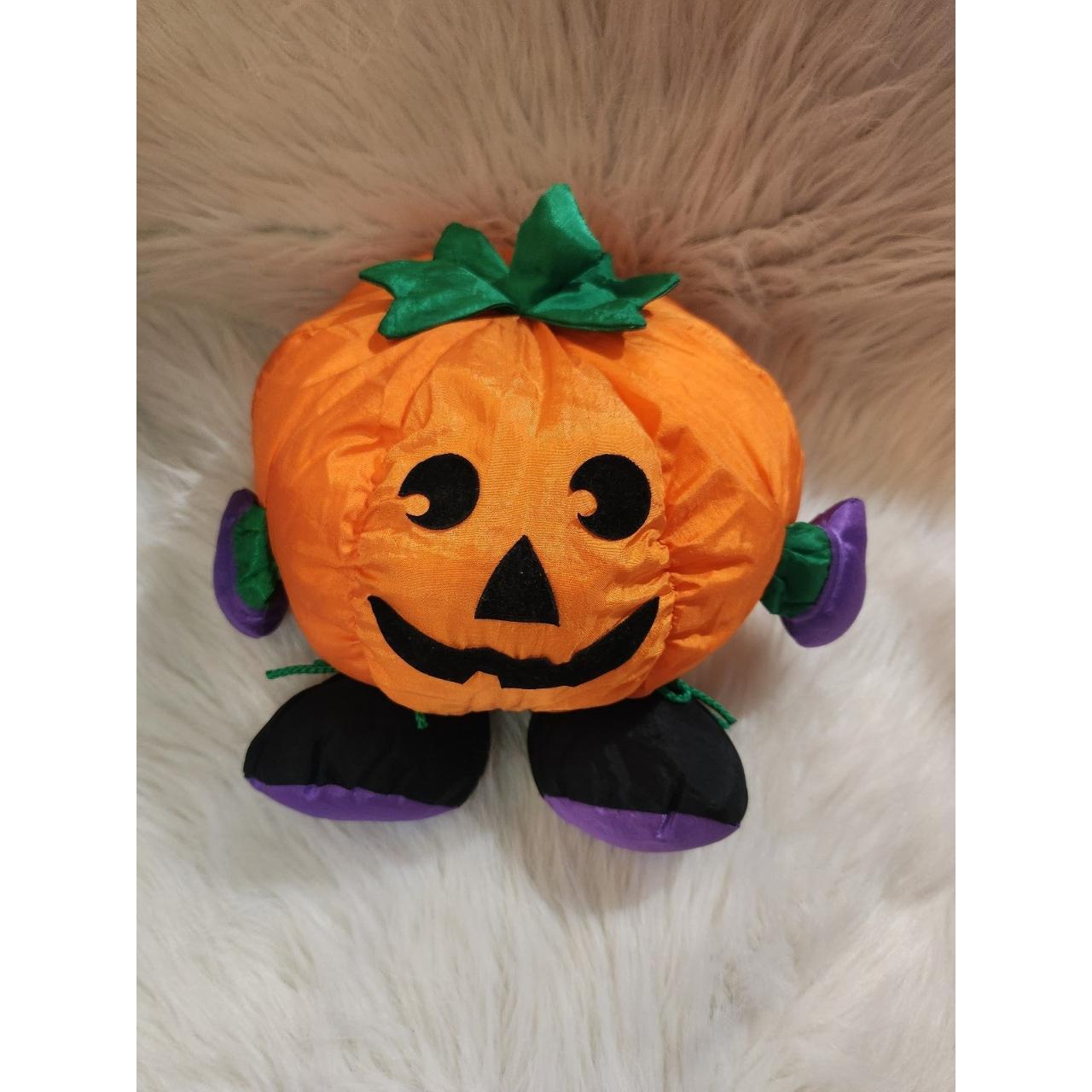 Pumpkin Patch Jack O Lantern Vintage Plush Very... - Depop