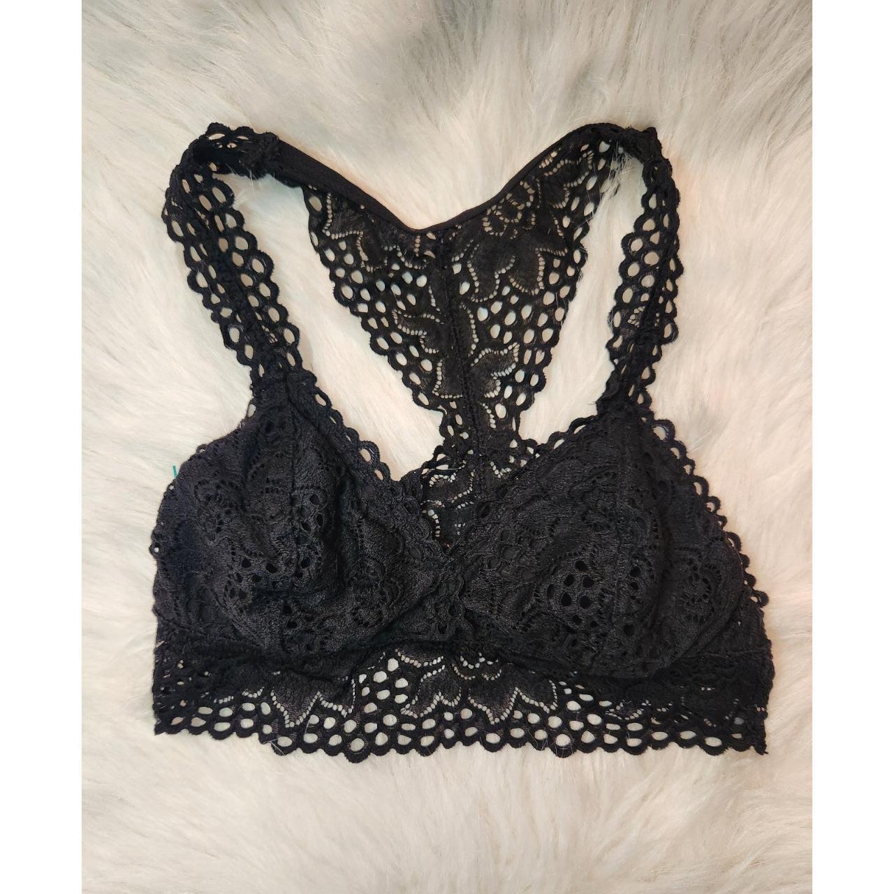 Aerie Black Bralette Size Small Aerie Black... - Depop