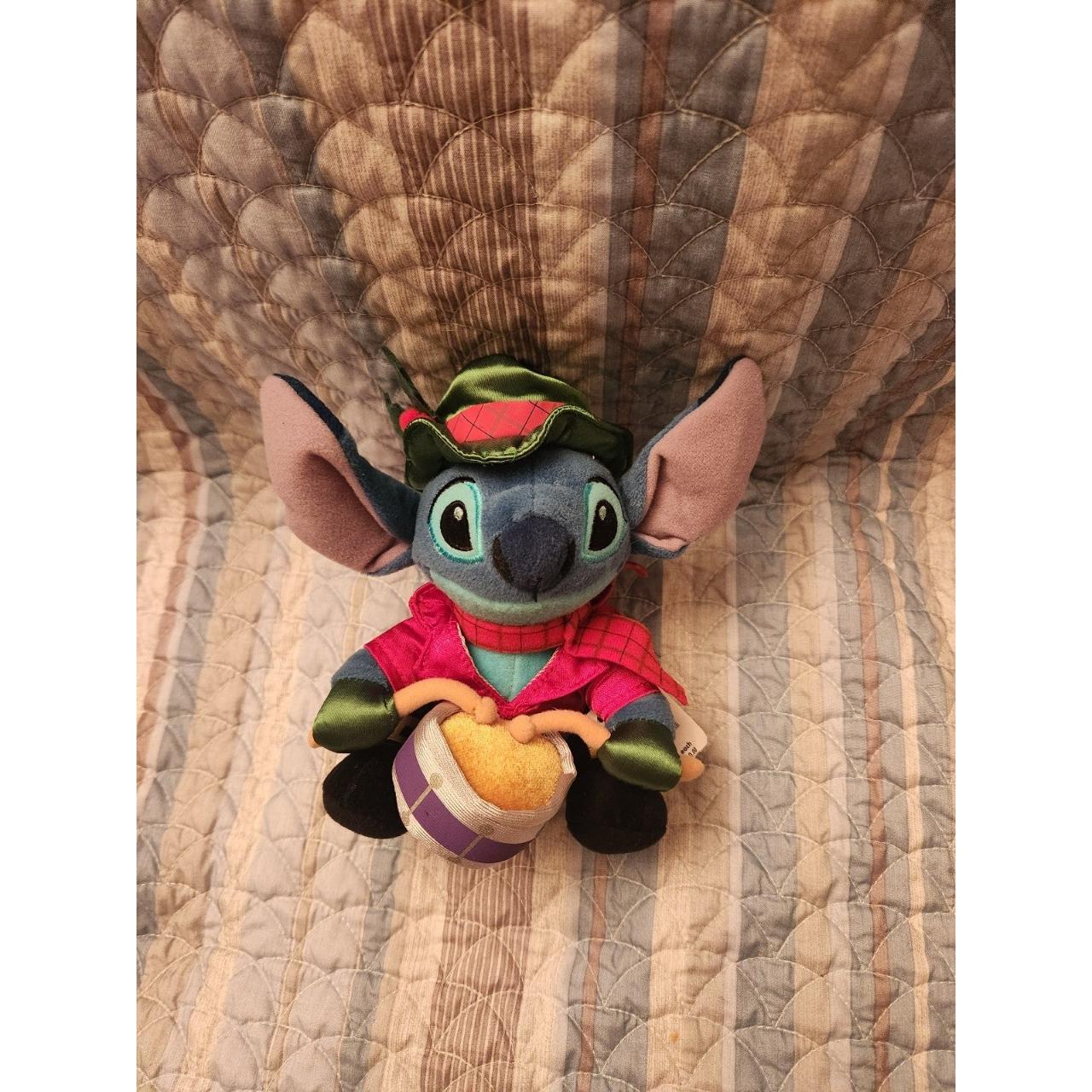 Disney Stitch Playing Drums Plush NWT Disney Stitch... - Depop