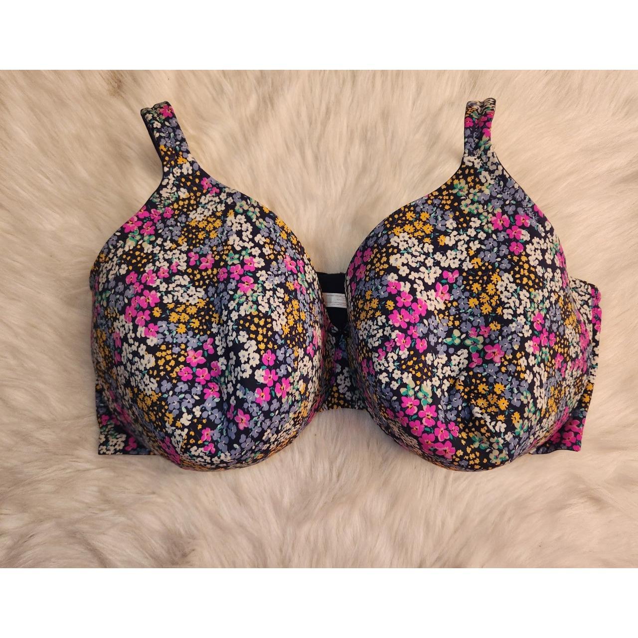 Cacique Floral Ladies Bra Size 50G Cacique Floral... - Depop