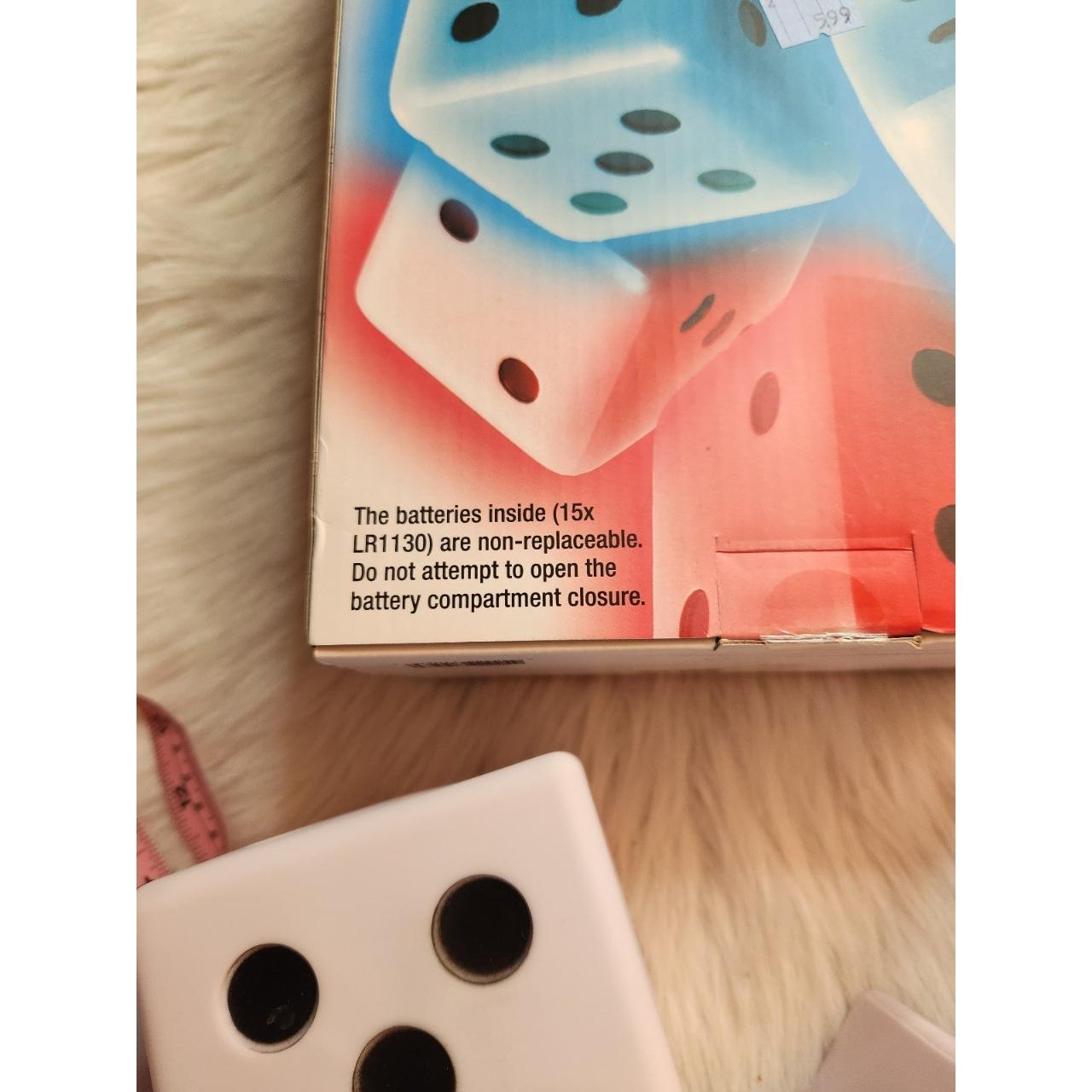 Brookstone Giant LED Roller Dice. Like New. Light Up Depop