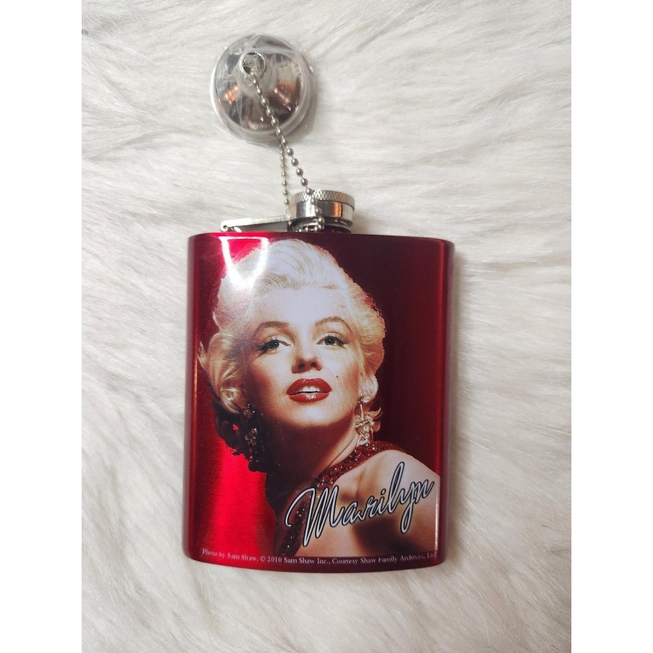 Marilyn Monroe Stainless Steel Flask. - Depop