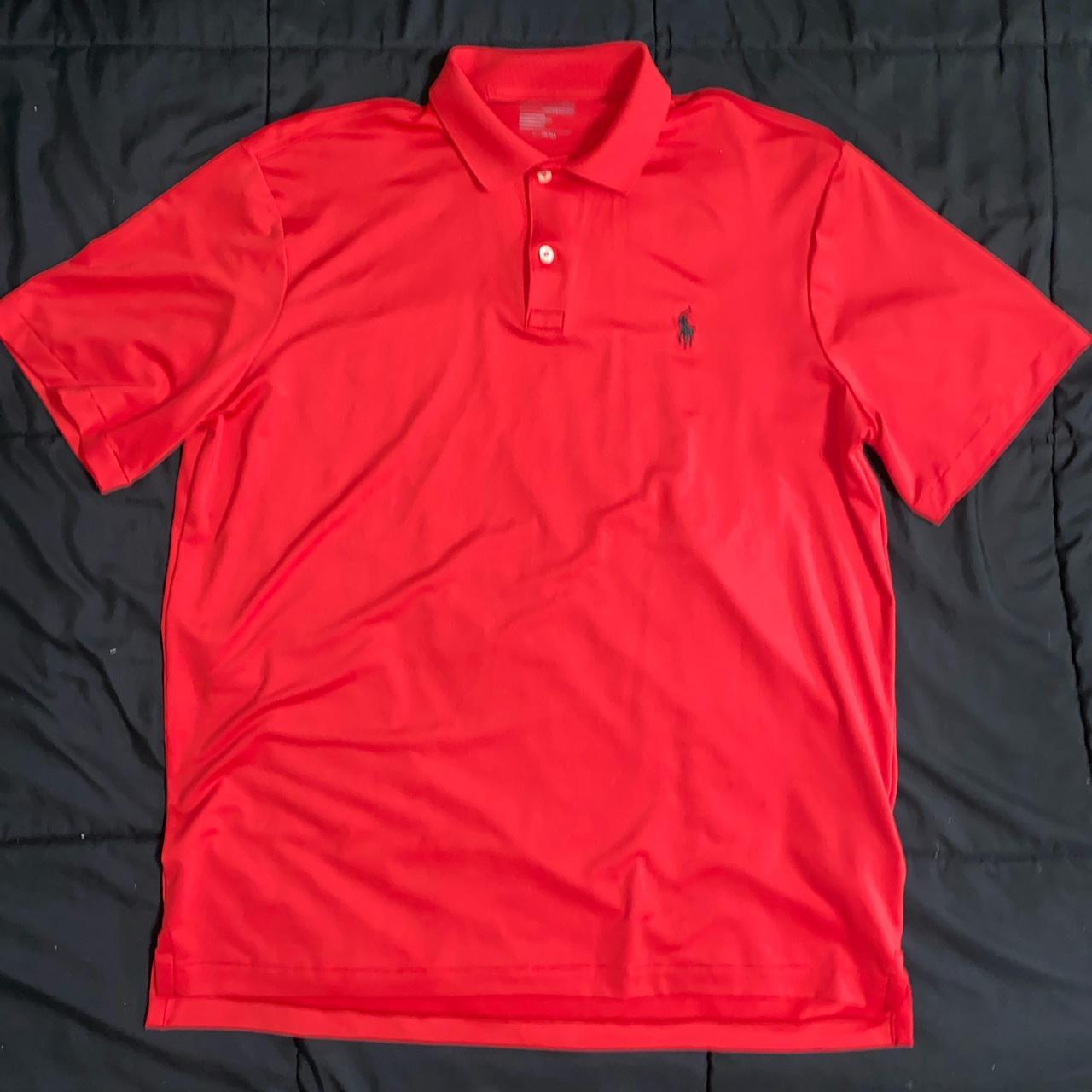 Polo Ralph Lauren Men's Red and Black Polo-shirts | Depop