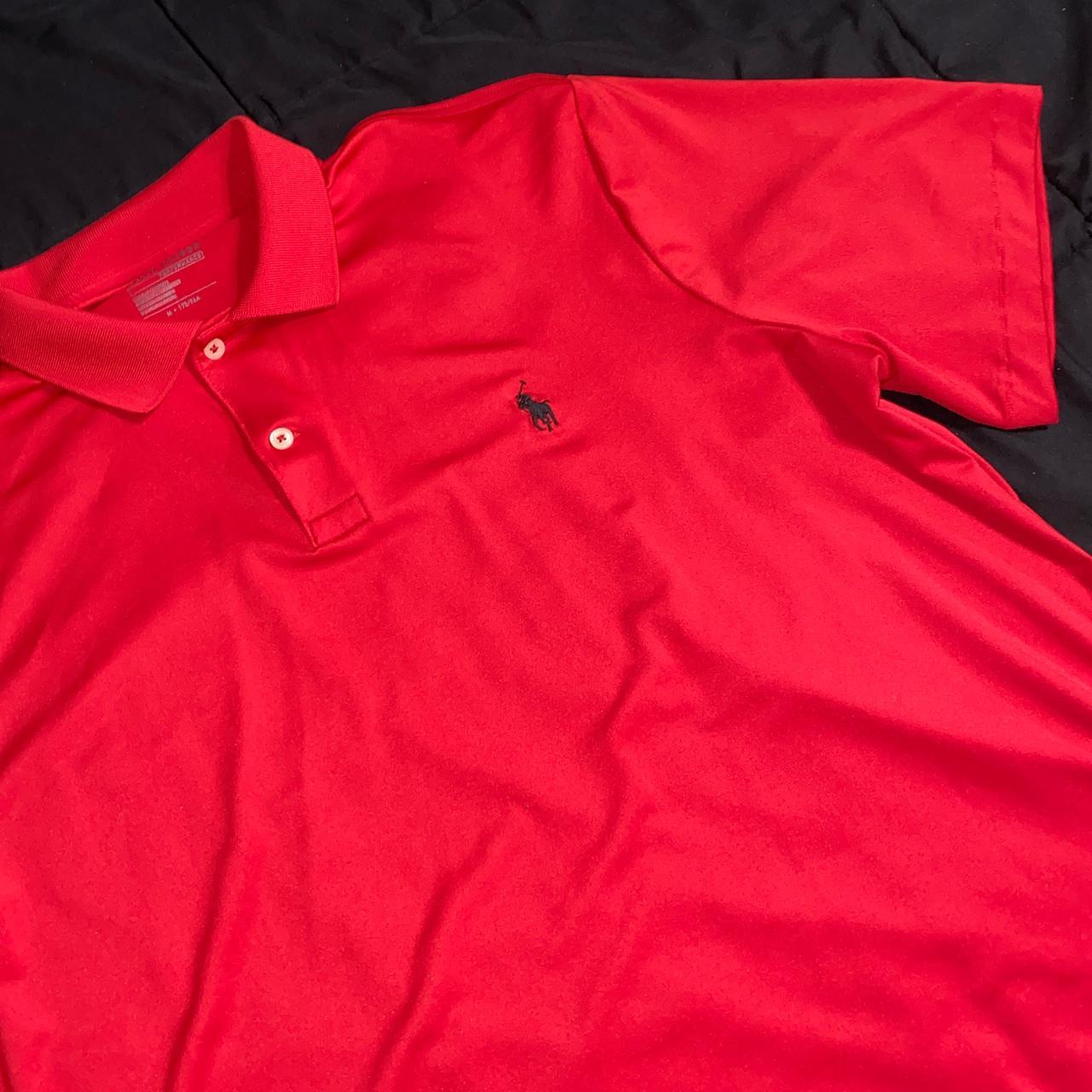 Polo Ralph Lauren Men's Red and Black Polo-shirts | Depop