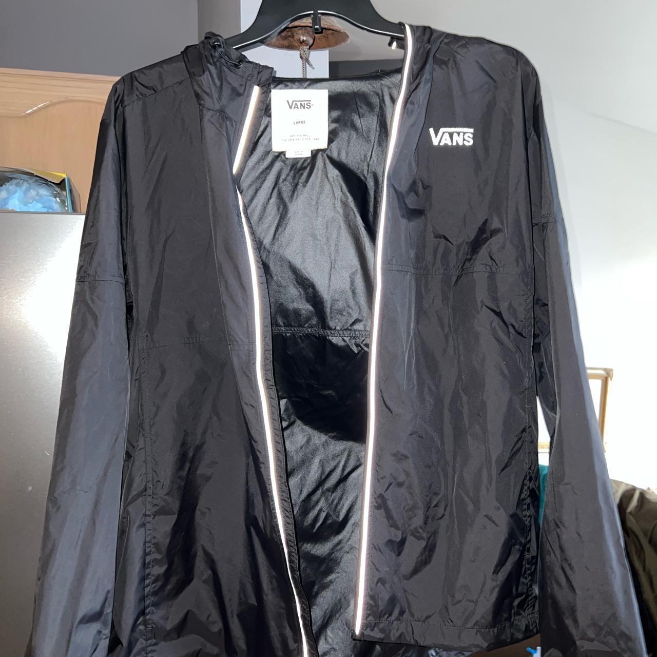 Black 2025 vans windbreaker