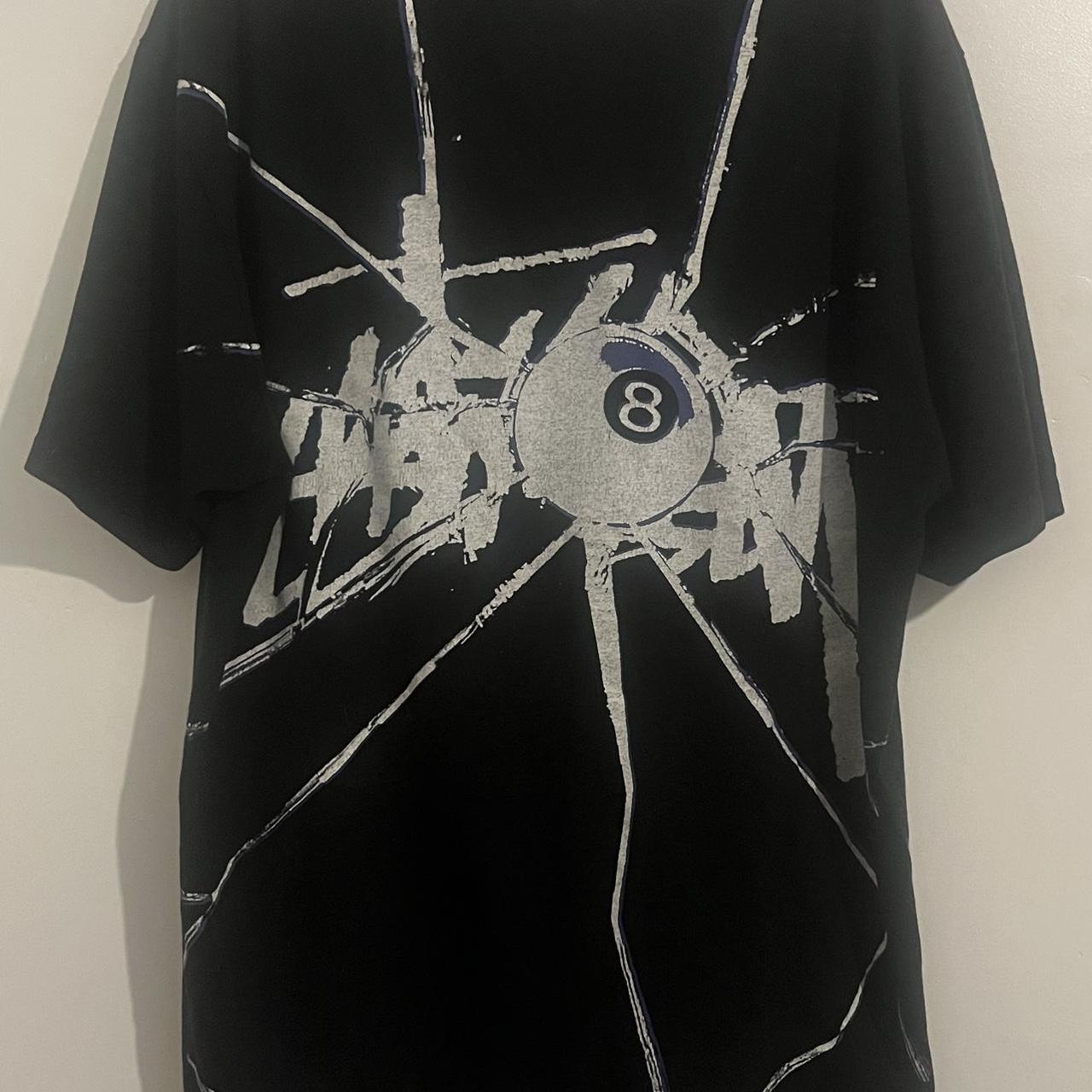 Stussy cracked 8 ball Tee Size large Good... - Depop