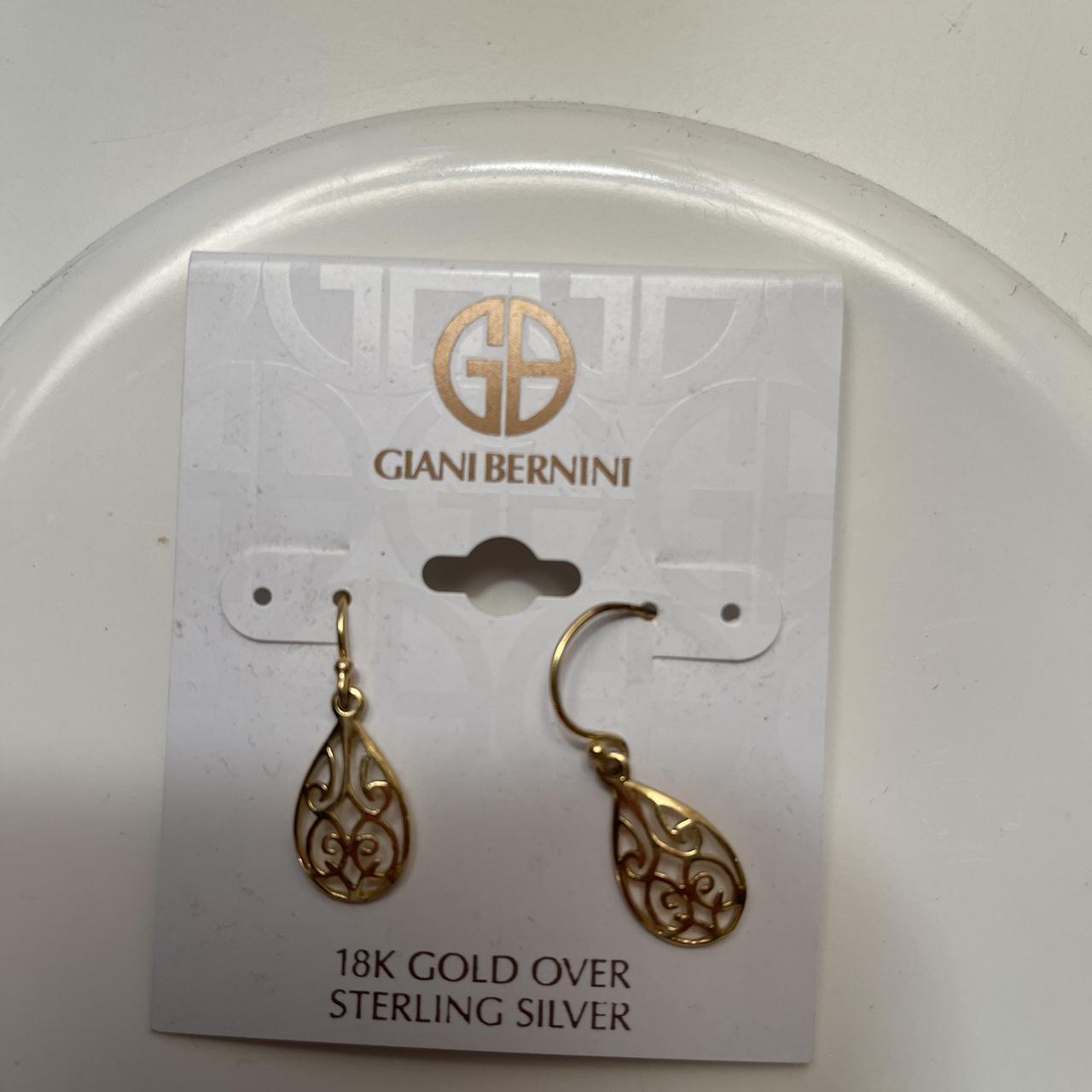 NWT Giani Bernini Pair of Earrings, Sterling Silver - Depop