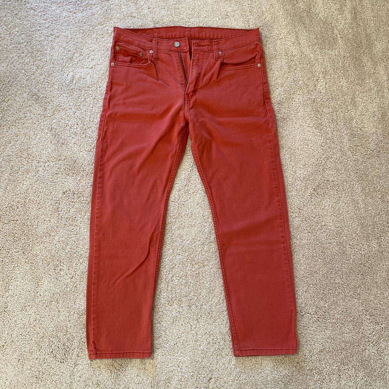 Levi 502 33x30 salmon colored jeans worn a few